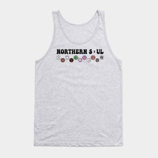 Northern Soul Keep the Faith Manchester, Badges, Stoke Wigan Tank Top